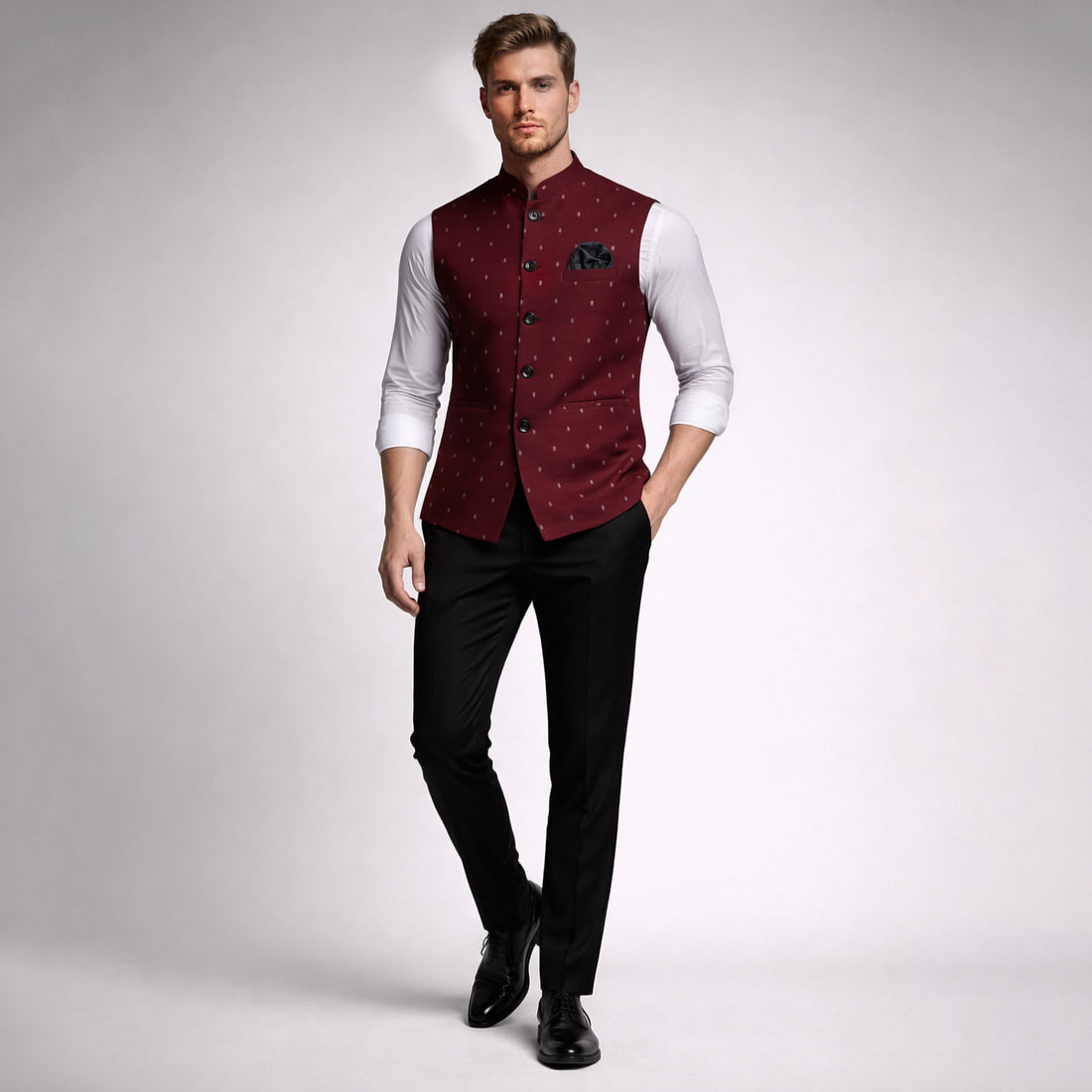 Jasmin Rouge - Motif Mandrin Vest